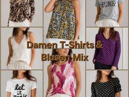 020135 Mix of women's T-shirts blouses
