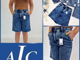 020240 Women’s denim bermuda shorts AJC