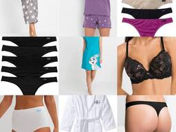 1,50 € Damenwäsche Mix Kategorie A, große Auswahl BHs, Tops, Slips, Pyjamas und Bademode,
