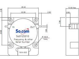 200-3600 MHz Drop-In-Isolator