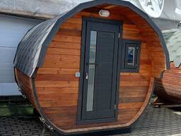 FASSBAD 2,5 Meter mit flachem Boden aus THERMOHOLZ