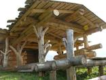 Беседки из бревна рубленного - фото 1