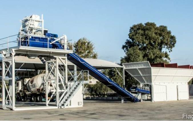 Mobile Betonanlage SUMAB F-60 (60 m3/h) Schweden