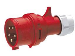 CEE-Stecker, 400V, 16A, Rot, 5-polig