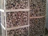 Chopped firewood, oak, ash (natural moisture) - фото 1
