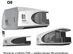 D9 Space Cabin Modulhaus Minihaus Bungalow Wohn Garden Container fertig
