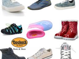 Dockers Kinderschuhe Modellmix Kategorie A, neu in Originalkartons, alle Saisons, Lagerwar