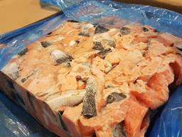 ASC, MSC frozen fish products from the cold store in Lithuania.