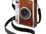 FUJIFILM instax mini EVO Hybrid Instant Camera (Brown) - фото 2
