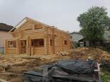 Готовый сруб дома из бревна рубленного - фото 1