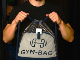 GYM-BAG transparenter Sport-Rucksack, A-Ware