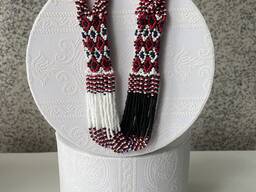 Handgefertigte Perlen-Halskette „Etno“