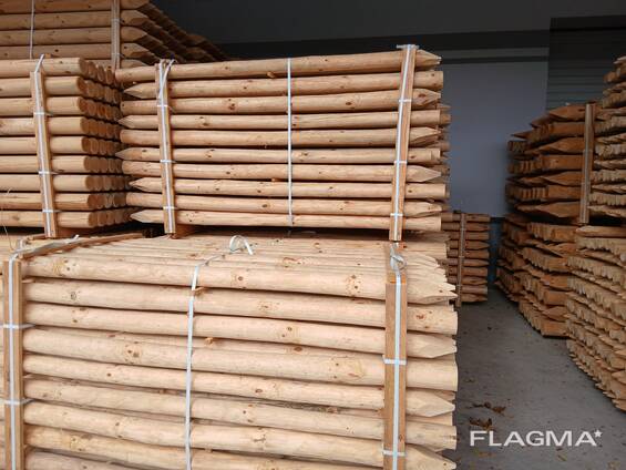 Колья окорованные