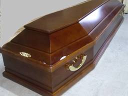 Лакированные гробы из МДФ и дерева