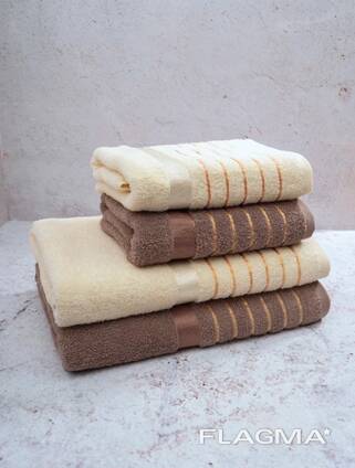 Махровые и вафельные полотенца