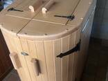 Mini sauna Cedar, phito barrel sauna with steam generator - фото 1