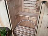 Mini sauna Cedar, phito barrel sauna with steam generator - фото 6