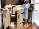 Minisauna Phito-Fasssauna mit Dampfgenerator - фото 1