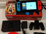 Nintendo Switch V2 32GB Console with Red/Blue Joy-Con Bundle w/ Incredibles Game