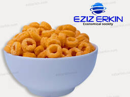 Orange flavored corn rings