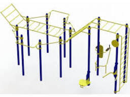 Покраска воркаут-площадки или отдельных снарядов, таких как турники и брусья