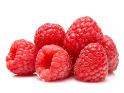 Premium gefrorene Himbeeren