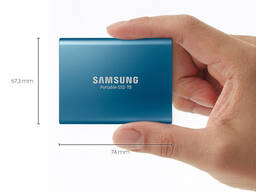 Samsung 2TB T5 Portable Solid-State Drive (Black)