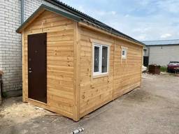 Schlüsselfertige mobile Holzsauna 6x2,4 m