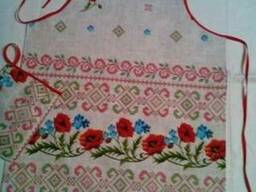 Фартуки кухонные, прихватки в украинском стиле, хлопок