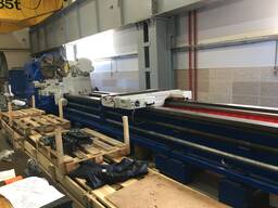 Schnelldrehmaschine SKODA SRM 100x8000 mit vergrößertem Bearbeitungsdurchmesser