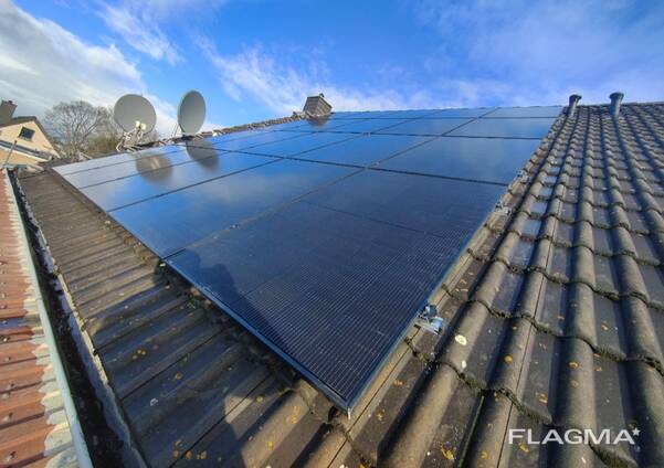 Установка солнечных панелей