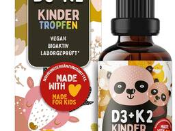 Vitamin D3 K2 Kinder Tropfen – 1000 Dosen (333 Tage)