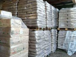 Wood pellets hardwood 6mm, 975kg pallet